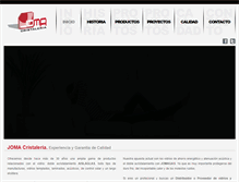 Tablet Screenshot of cristaleriajoma.com